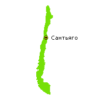 Чили - уменьшенная карта