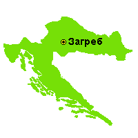 Хорватия - уменьшенная карта