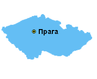 Чехия - уменьшенная карта