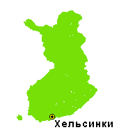 Финляндия - уменьшенная карта