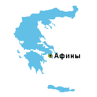 Греция - уменьшенная карта