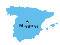 Испания - уменьшенная карта