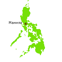 Филиппины - уменьшенная карта